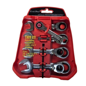 WR SET STUBBY REV GEAR MET 10-19MM