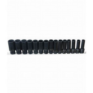 SKT SET 1/2In DR 15PCS DP IMP 12PT MET