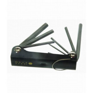 HEX KEY SET FOLD 8PCS MET LG SIZES