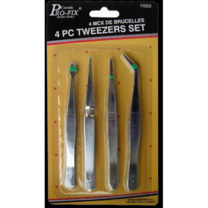 TWEEZER SET 4 PCS