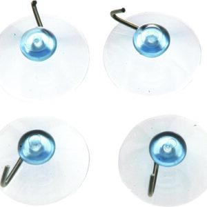 H/P SUCTION CUP HOOKS 4 PCS