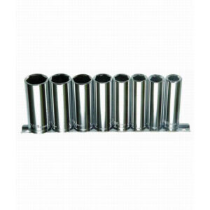 SKT SET 1/4In DR 9PCS DP 12PT MM CHR