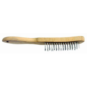 WIRE BRUSH W/HDL 5ROW THICK HEAD