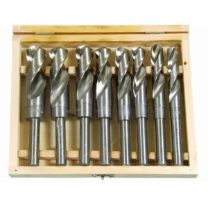 DRILL BIT SET HSS 8PCS 9/16In -1In