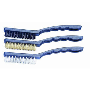 WIRE BRUSHES SET 3PCS PLASTIC HDL