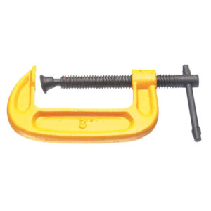 C-CLAMP 4In YELLOW W/BLK SHAFT CCC4