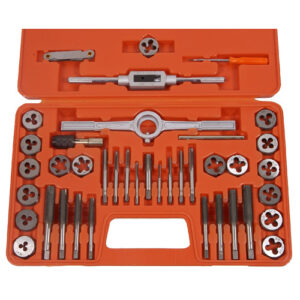 TAP & DIE SET 40PCS MET