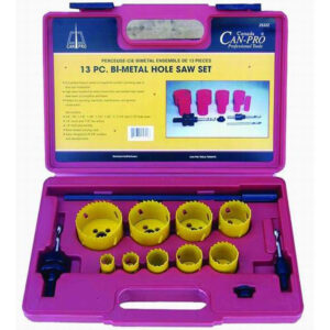 HOLE SAW KIT BI-METAL 13 PCS