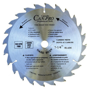 SAW BLADE 7-1/4In X 24TEETH