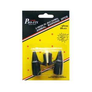 WARNING ANIMAL 2 PCS (BLACK)