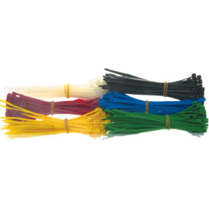 CABLE TIES ASST CLRS 300PCS