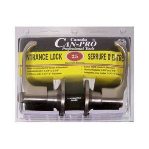 DOOR LOCK PRIVACY S.STL W/LEVER