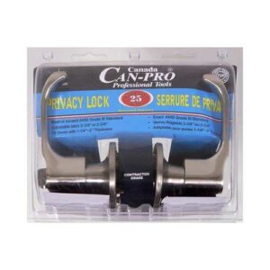 DOOR LOCK PASSAGE S.STL W/LEVER