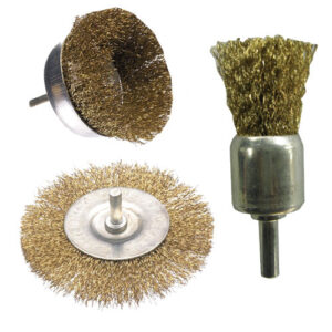 WIRE BRUSH KIT DRILL MOUNT 3PCS
