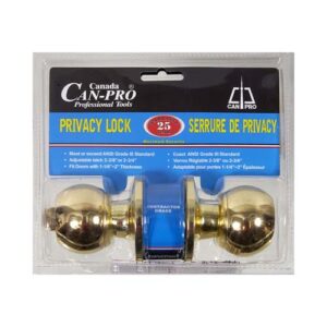 DOOR LOCK PRIVACY BRS ADJ LATCH