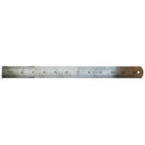 RULER STAINLESS STL 12In