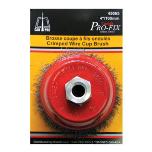 WIRE BRUSH CUP CRIMPED 3In
