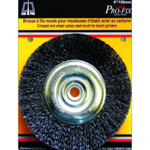 WIRE BRUSH 6In SNGL CRIMPED