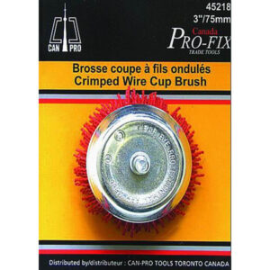 WIRE BRUSH 3In CUP TYPE ABS NYLON