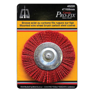 WIRE WHEEL BRUSH 3In ABS NYLON