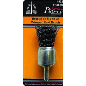 WIRE END BRUSH 1In STEEL
