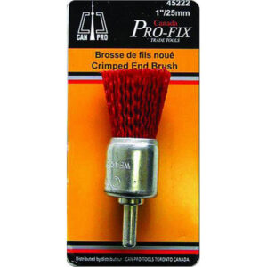 WIRE END BRUSH 1In ABS NYLON