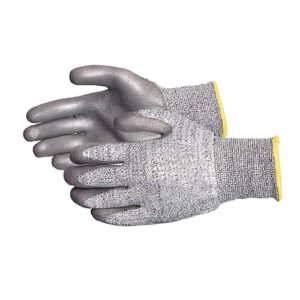 GLOVES CUT RESIST POLY W/PU MED