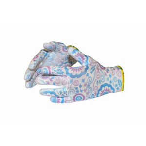 GLOVES POLY W/PU MED
