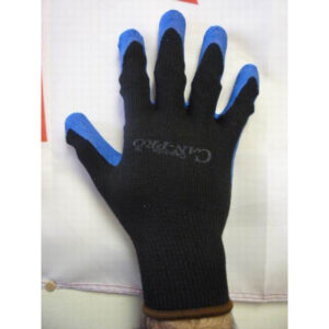 GLOVE COTTON BLK LATX LARGE