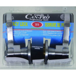 DOOR LOCK PRV G3 STL LEVER REV