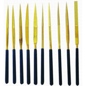 FILE NEEDLE DIAMOND 3X140X10 TITANIUM