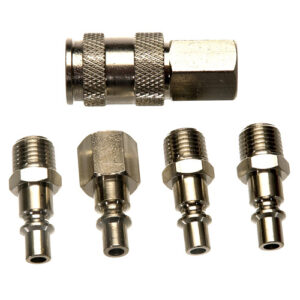 AIR QUICK COUPLER 3IN1 5PCS BRASS