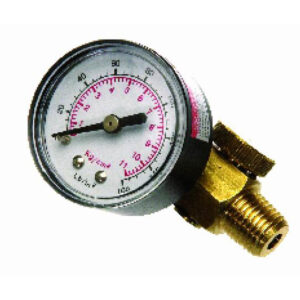 AIR REG GAUGE W/BRASS BODY