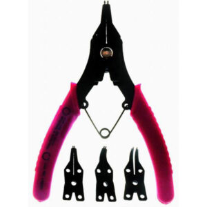 PLIER SNAP RING W/4 TIPS CP