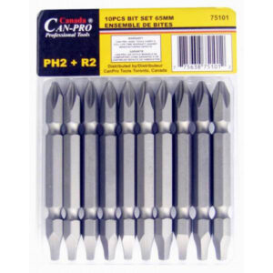 BIT SET 10PCS P2R2 2In DBL ENDED