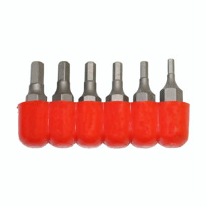 HEX BIT SET 6PCS TEMPER PROOF