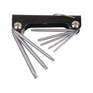 HEX KEY SET FOLDING TAMPER 8PCS