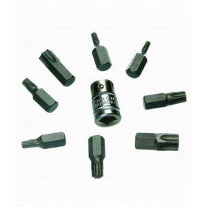 BIT SET TORQUE 1/2In DR 9PCS CP