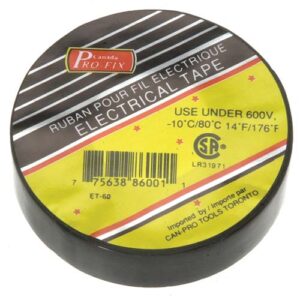 TAPE ELECTRICAL CSA BLACK