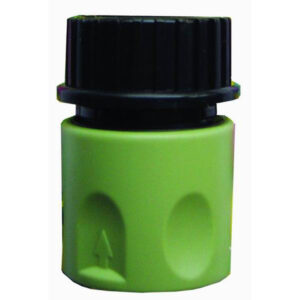 GARDEN QUICK CONNECTOR W/STOP