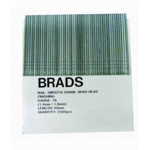 AIR NAILER NAILS 16G X 2 (2500PCS)