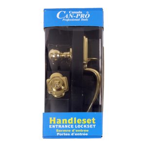 DOOR LOCK SET ENT GOLD