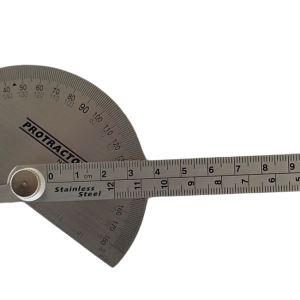 LEVEL PROTRACTOR HALF-ROUND